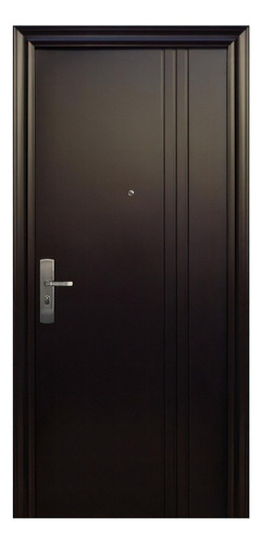 Puerta De Seguridad Xe 3l 95-200 Apertura Der Acero 100% Ch Color Chocolate