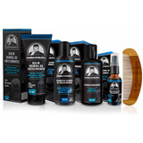 Kit Balm Óleo Shampoo Condicionador Pente Barba Robusta Fragrância Ferrari Black