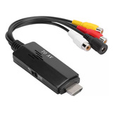 Cable Adaptador Hdmi A Av Rca 1080p Hd Macho