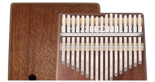 Kalimba Piano Madera Maciza, 17 Teclas Con Funda Protectora