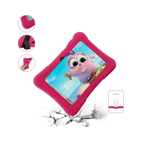 Tablet Infantil K7 1/32gb Resistente Quedas Educativo-rosa 