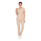 Pijama Quirúrgica Mujer Anti-fluidos Strech Scrub Recto