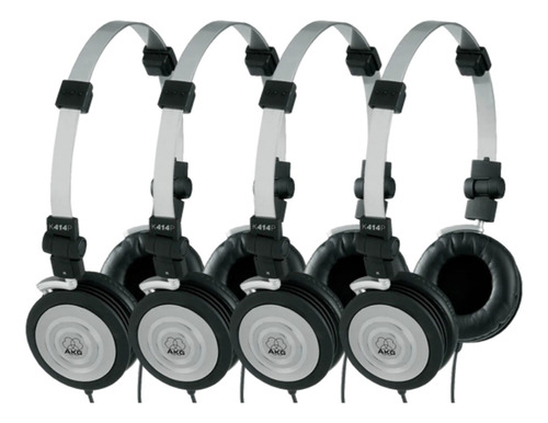 Fone De Ouvido Akg K 414 P Kit Com 4 Un.