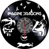 Reloj En Vinilo Lp/ Vinyl Clock Imagine Dragons
