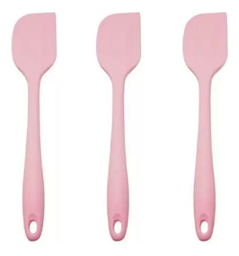 Espátula Multiuso Silicone Cozinha Confeitaria 28cm 3 Un.