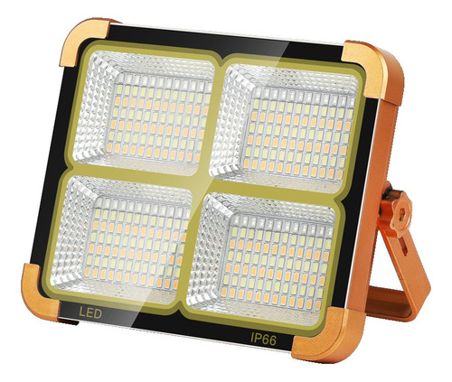 Reflector Lampara Led Portátil Solar Exterior  Recargable