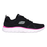 Tenis Skechers 150140bkpk Track Mujer