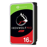 Disco Rígido Seagate Ironwolf Pro 16tb 3.5 Sata 6gbs Nas Color Plateado