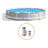 Piscina Estrutural 6.503l Prism Bomba Filtrante 110v Intex