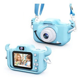 Cámara Digital 1080p Infantil Niño Niña Videocámara 20 Mp Color Azul