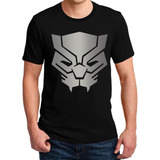 Remeras Black Panther Cara Pantera Negra Comic Superheroe