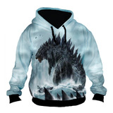 Buzo O Campera Con Capucha Zt Bczt-0790 - Godzilla 1