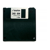 1 Diskette 3,5¨ 1,44mb Memorex Negro  Disquete 3.5  Hd 