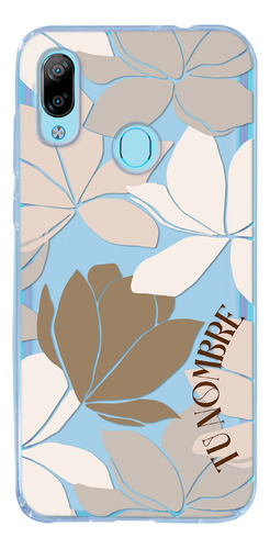 Funda Para Zte Para Mujer Flores Tu Nombre