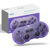 Joystick Controle 8bitdo Sn30 Pro Roxo Cristal C62rt