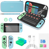 Kit Funda Estuche Para Nintendo Switch Protectora 12 En 1