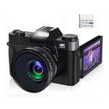 Câmera Digital 48mp 4k Para Youtubers Iniciante 30fps 16x