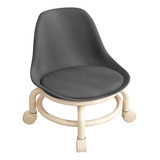 Silla Con Asiento De Ruedas Taburete De Pedicura Negro