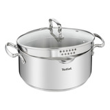 Olla Tefal  24 Cm + Tapa Acero Inoxidable Duetto 