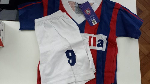 Conjunto Camiseta Y Short Bebé Retro San Lorenzo Casla