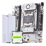 Kit Placa Mãe X99 + Xeon E5-2640 V4 + 16gb Ddr4 Branco