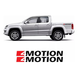 Calcos 4motion Vw Amarok Originales Grises !!