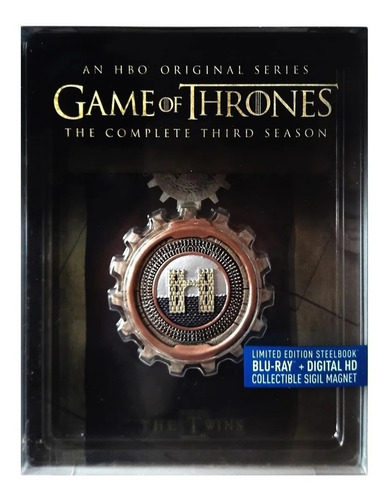 Game Of Thrones Juego Tronos Temporada 3 Steelbook Blu-ray