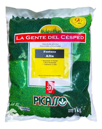 Festuca Alta Arundinácea  X 1kg - Picasso - Apto S.salinos