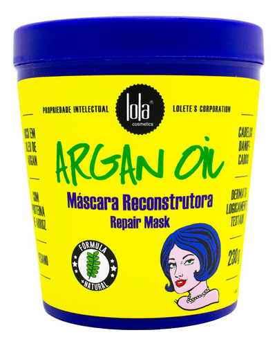 Lola Argan Oil Mascara Reconstructora Reparadora Pelo 230gr