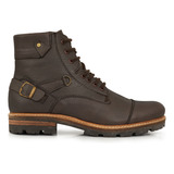 Bota Cuero Hombre Briganti Borcego Zapato Casual Hcbo00917