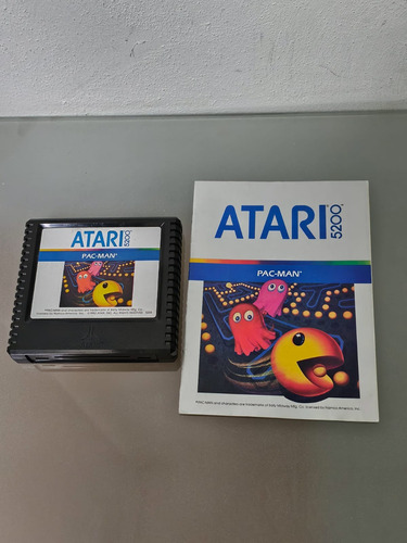 Pac-man Atari 5200 Cartucho C/ Manual Excelentes Condiciones