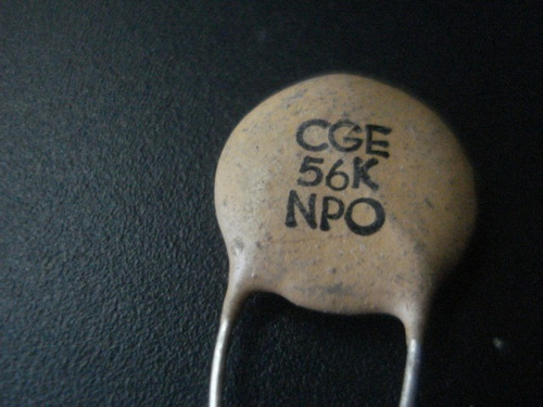 Capacitor 56pf X 500 Volts   Npo Ceramico Pack 100piezas