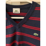 Pullover Sweater Lacoste Hombre Impecable Talle 3