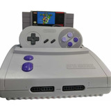 Consola Super Nintendo Jr | Gris Excelente Estado Completa