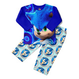 Pijama Polar Niño Sonic The Hedgehog Tails Knuckles Premium