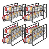 Mooace Paquete De 4 Dispensadores De Latas, Organizador Apil