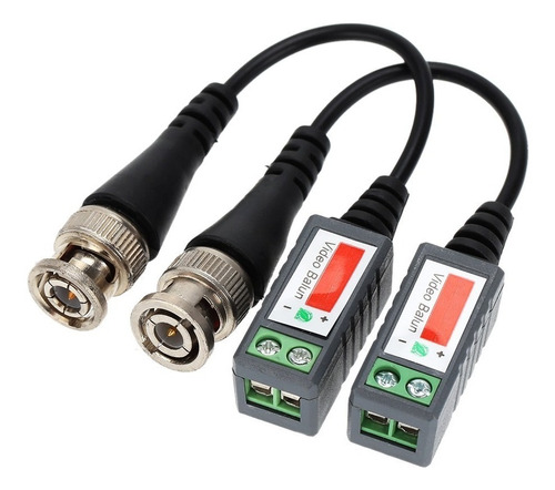 10 Par Video Balun Passivo Cftv Conversor Utp Hd Ahd/tvi/cvi