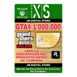 Gta V Online Dinero 1.000.000 Xbox One + 3000 De Rp