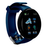 Reloj Smartwatch Inteligente D18 Color Azul Digital Premium