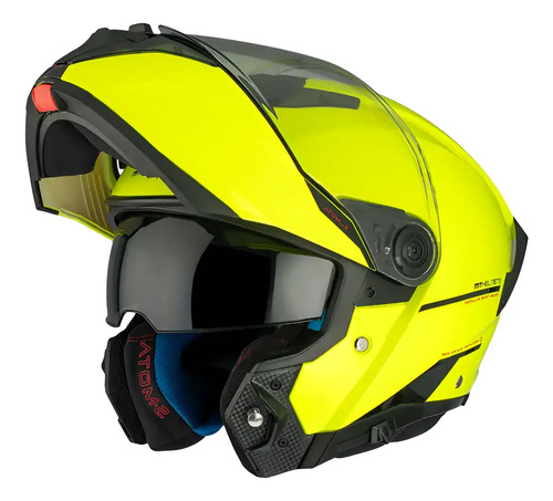 Casco Mt Helmets Atom 2 A3 Ece2206 Reflex Abatible Moto | Meses sin interés