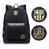 Mochila Juvenil Esportiva Barcelona - Xeryus Cor Preto Desenho Do Tecido Preto