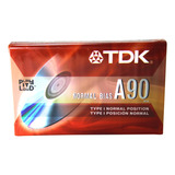 Casette Tdk Audio A90 Normal Bias Play It Loud. Nuevo. 