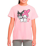 Polera Estampada 100% Algodón Niña My Melody Y Kuromi 063