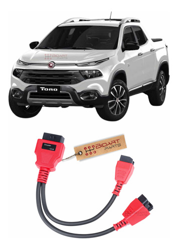 Cabo Adaptador Obd Fca 12+8 Gateway Fiat Toro