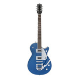 Guitarra Eléctrica Gretsch Electromatic G5230t Jet Ft De Caoba Aleutian Blue Brillante Con Diapasón De Nogal Negro