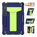 Funda Techcircle Para Samsung Galaxy Tab S7 11'' -azul/verde