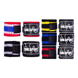 Kit 30 Pares Bandagem Atadura Elastica 3m Muay Thai Boxe