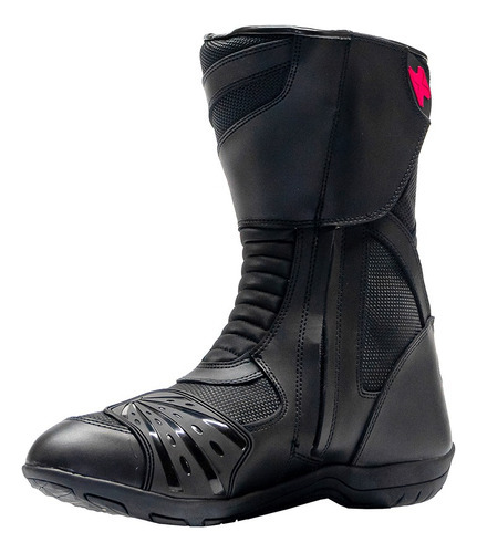 Bota Moto Cano Longo Texx Strike V2 Impermeavel De Couro