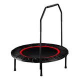 Trampolin Fitness Redondo Con Mango Y Cobertor 100 Cm Rojo