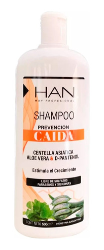 Han Shampoo Prevencion Caida Centella Asiatica Crecimiento